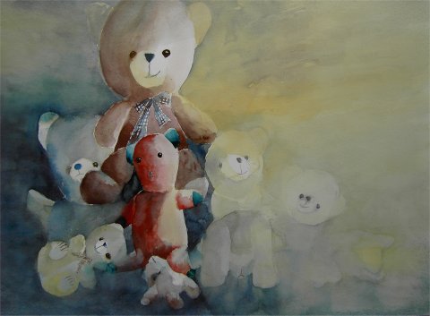 die-teddys-von-moritz-1-aquarell-50-70-2004-b